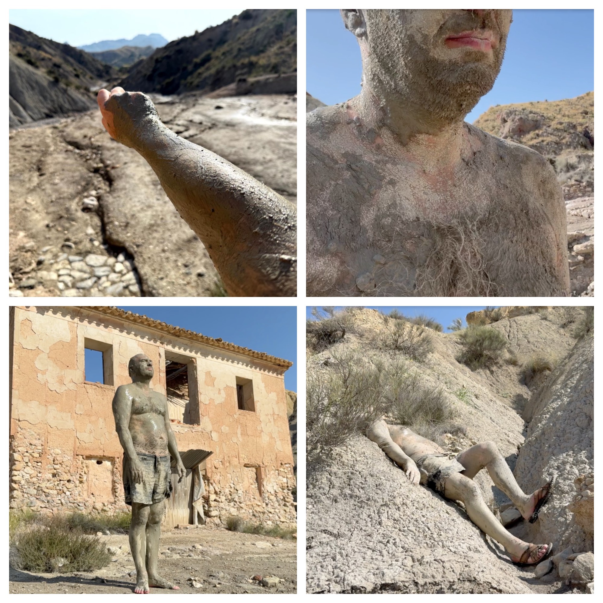 Collage showing 4 images of performance